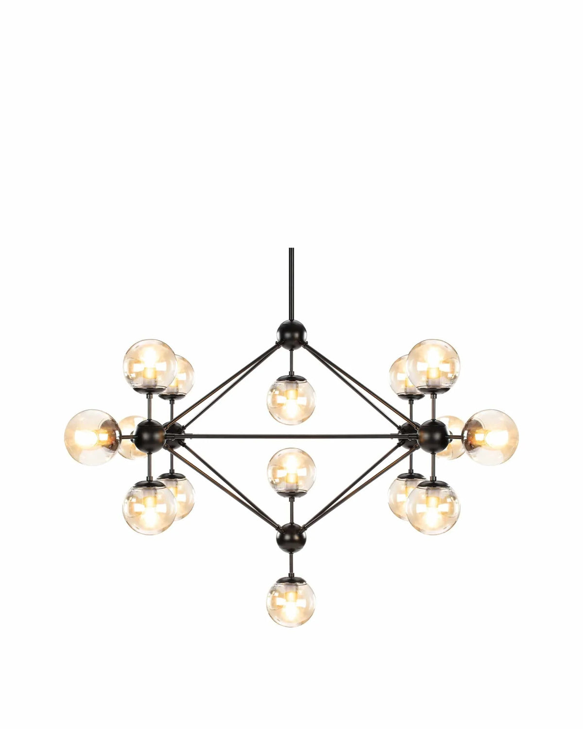 Mota™ chandelier large | smoked glass - lighting mota | madorne