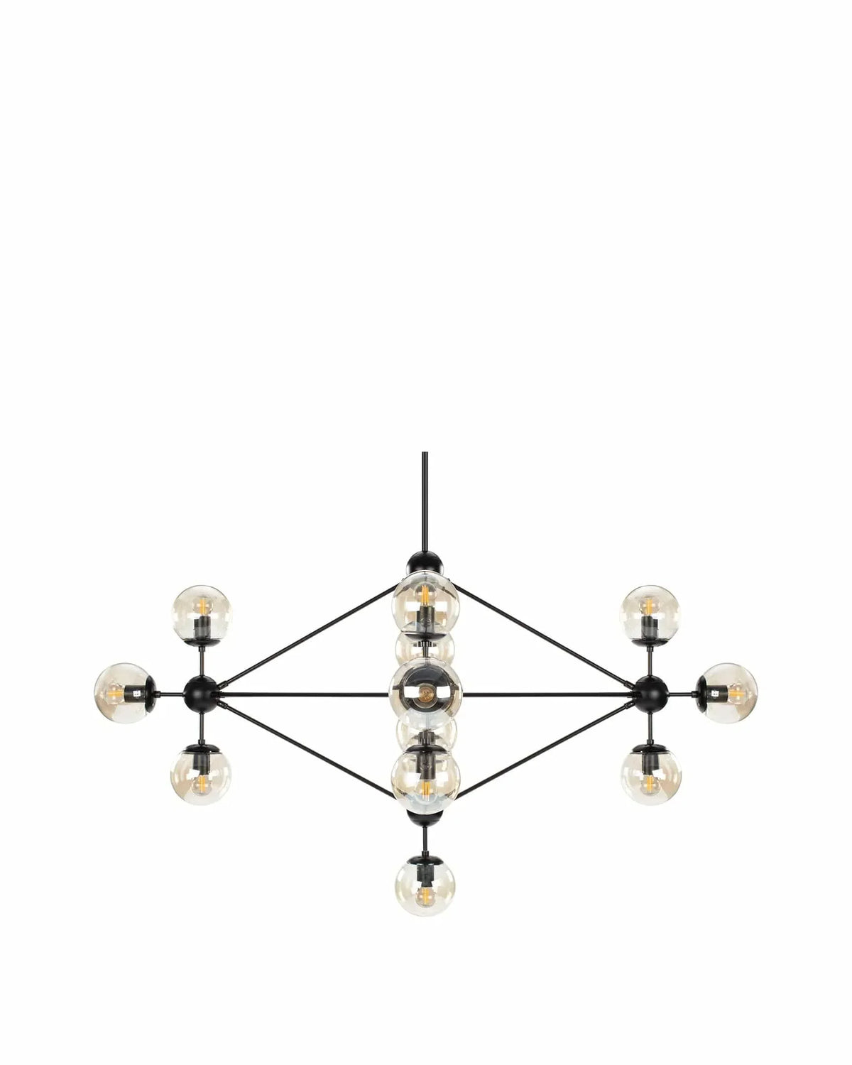 Mota™ chandelier large | smoked glass - lighting mota | madorne