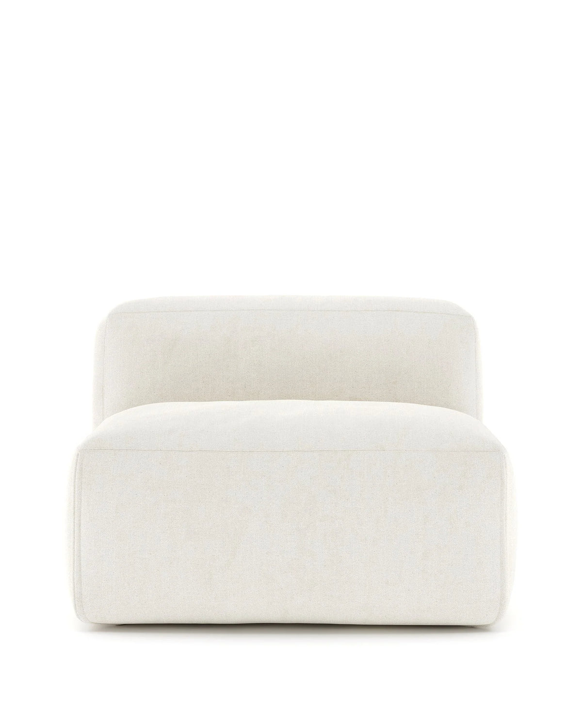 Mura 72™ armless module | modular upholstery - natural linen - modules 72 | designer sofa element | madorne