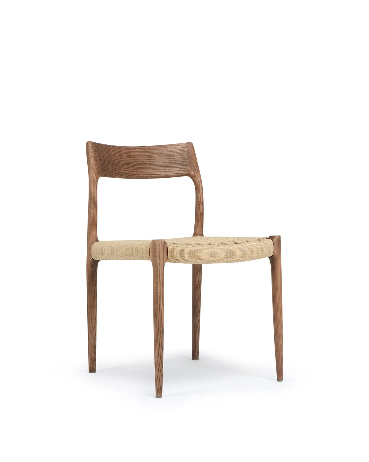 No. 77™ side chair | wood and woven seat - dining chairs 77 | modern | madorne