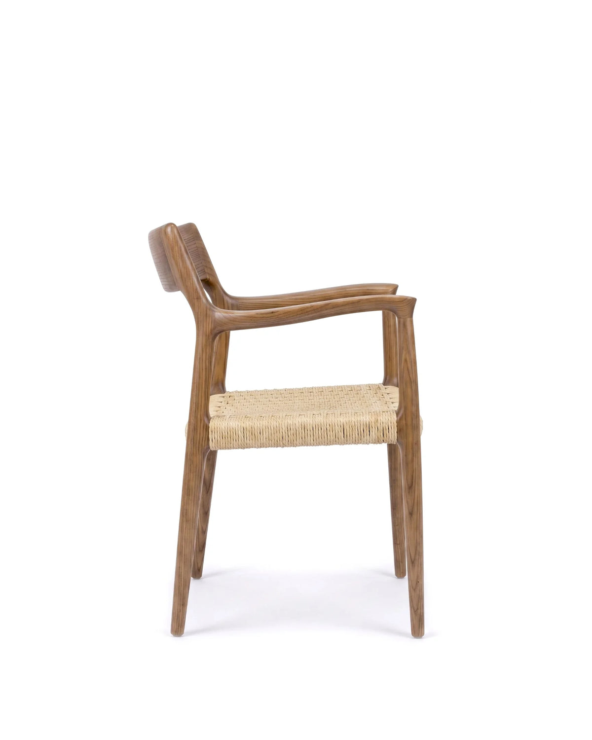 No. 77A™ Dining Armchair | Walnut and Paper Cord