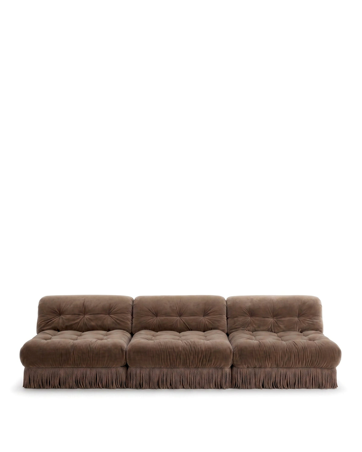 Noire™ modular sectional sofa | brown velvet - sectionals | noire by madorne