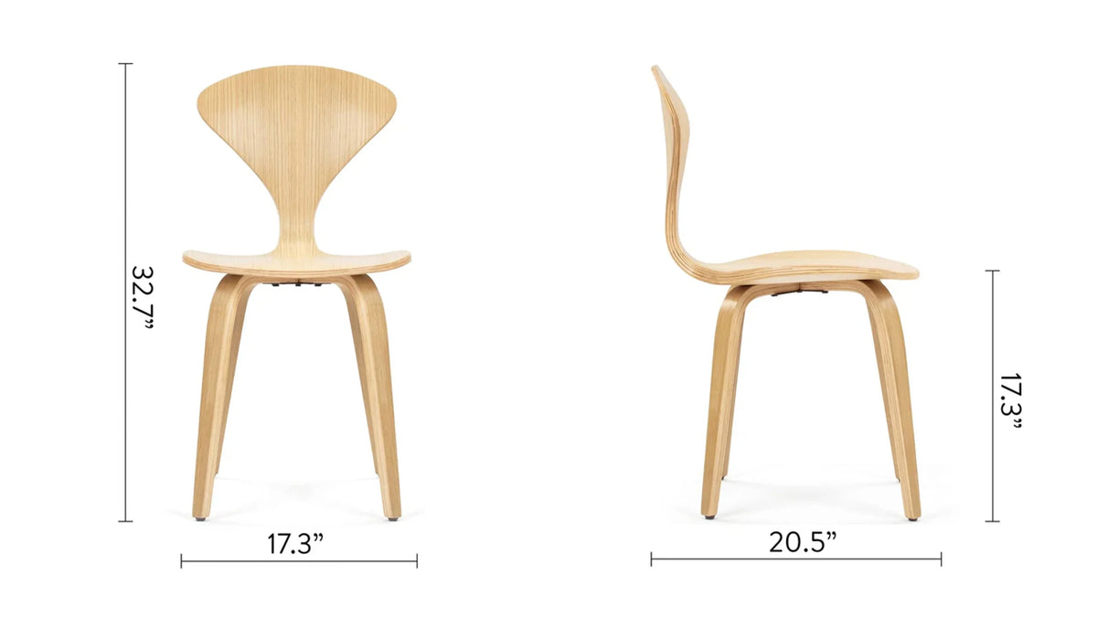 Norven™ dining chair | laminated ash - chairs cherner side chair-inspired | madorne