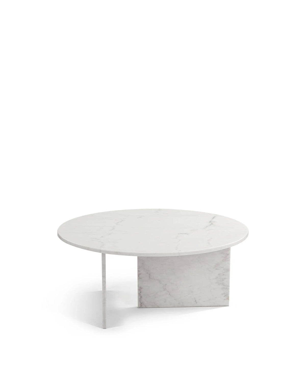 Oliva round™ coffee table | white marble - tables round | madorne