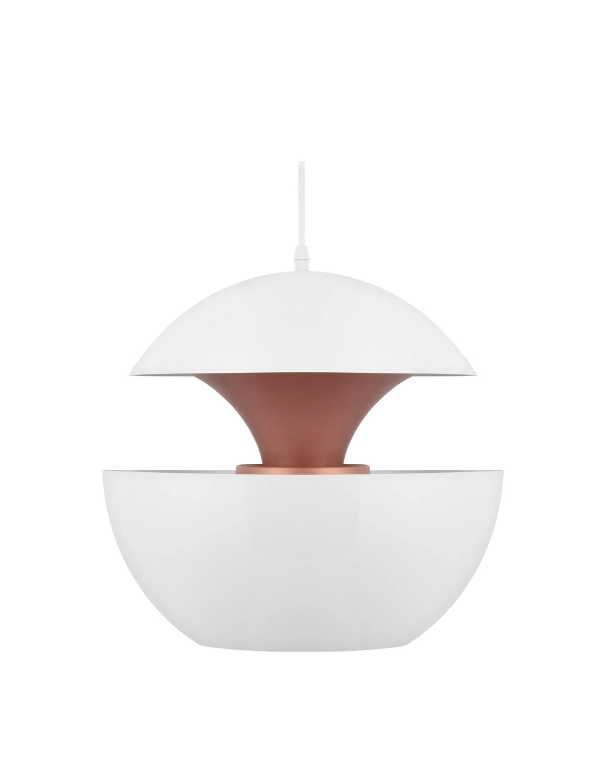 Omena™ pendant | powder-coated aluminum - white - lighting here comes the sun pendant-inspired | madorne