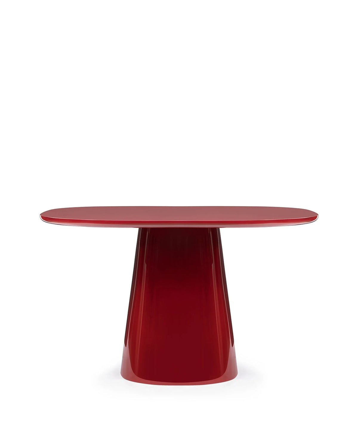 Omera 21™ dining table | high-gloss pedestal - red - tables 21 inspired by allure o’ | madorne