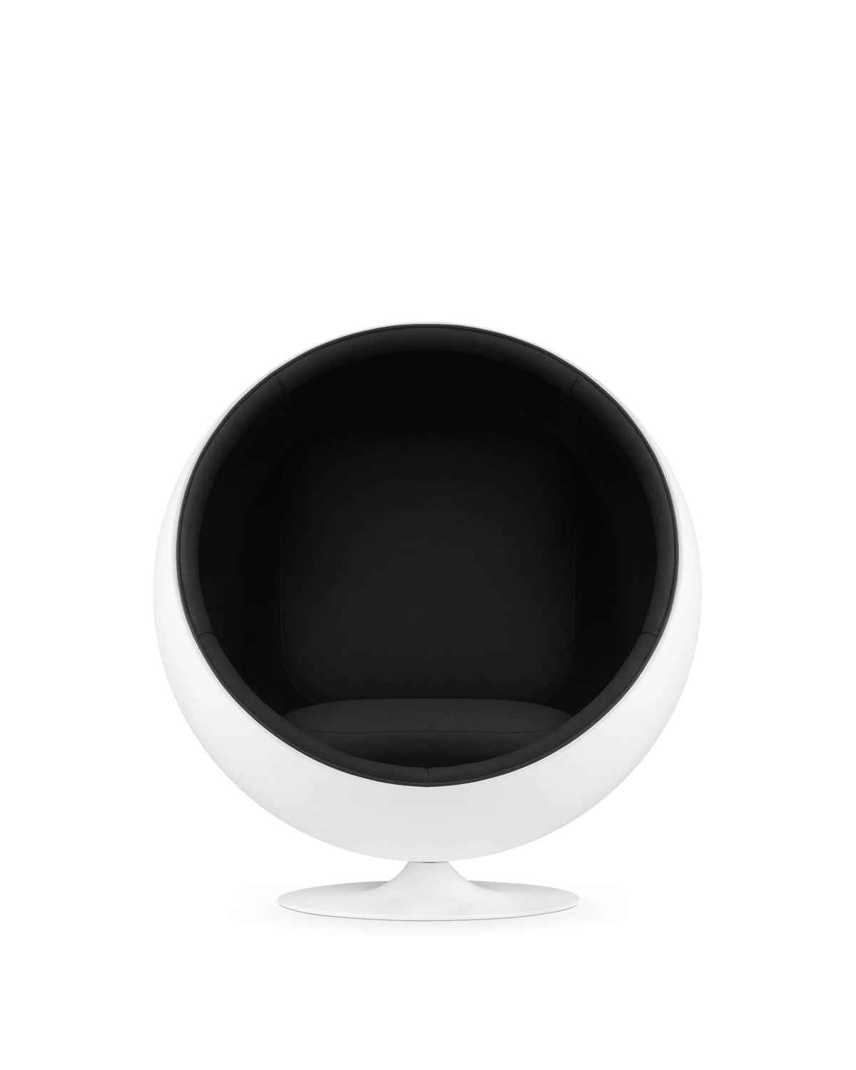 Orb 63™ lounge chair | swivel shell - black - chairs 63 | designer | madorne