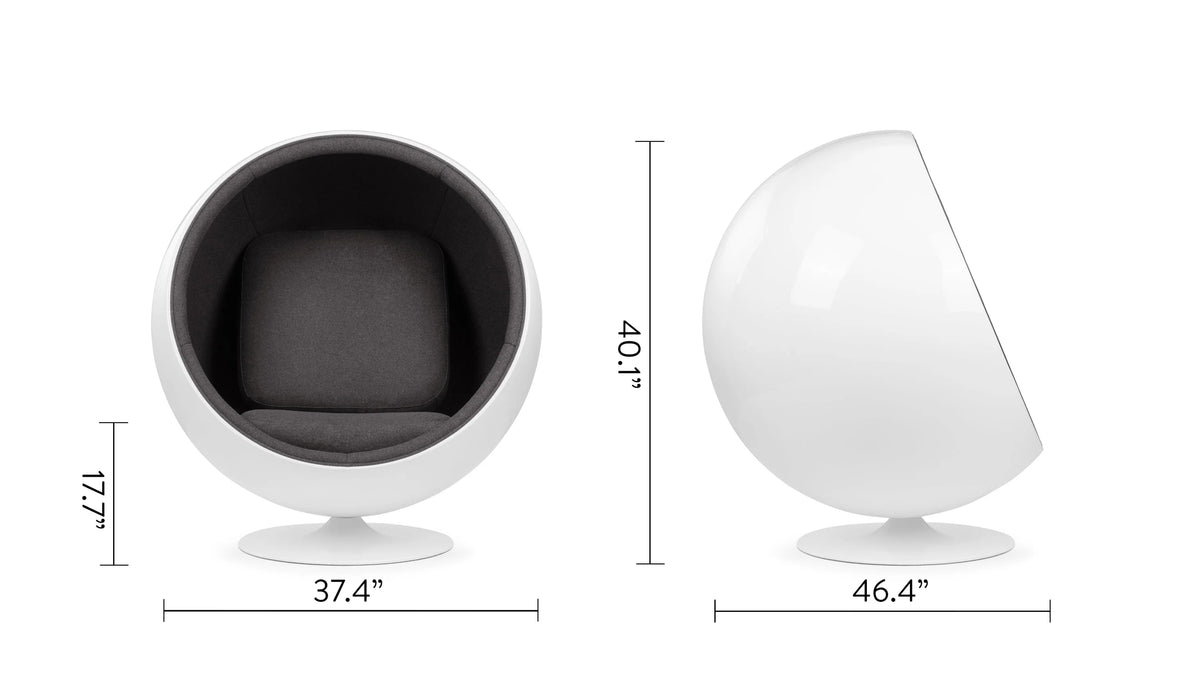 Orb 63™ lounge chair | swivel shell - chairs 63 | designer | madorne