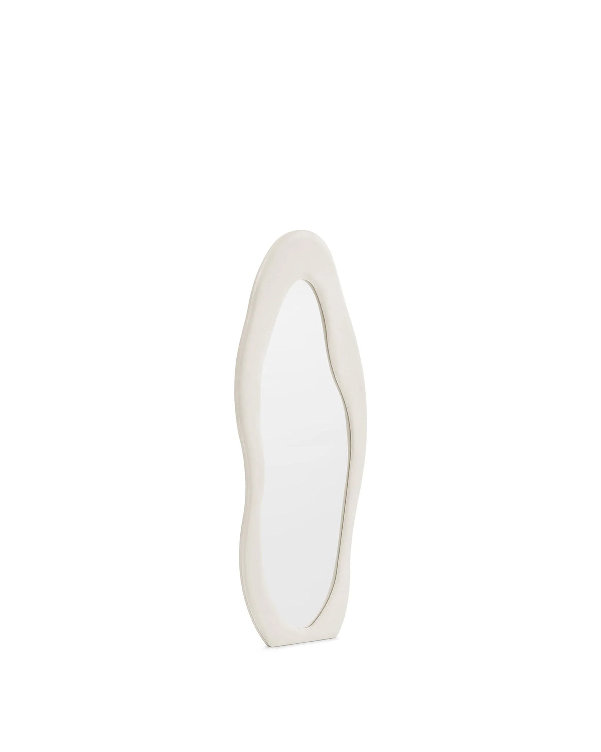 Orga™ floor mirror | ivory velvet - mirrors orga | modern | madorne