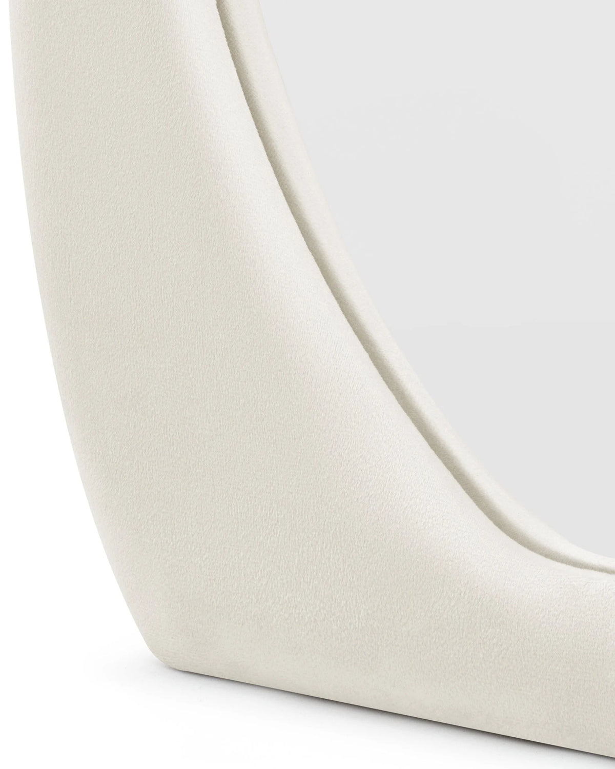 Orga™ floor mirror | ivory velvet - mirrors orga | modern | madorne