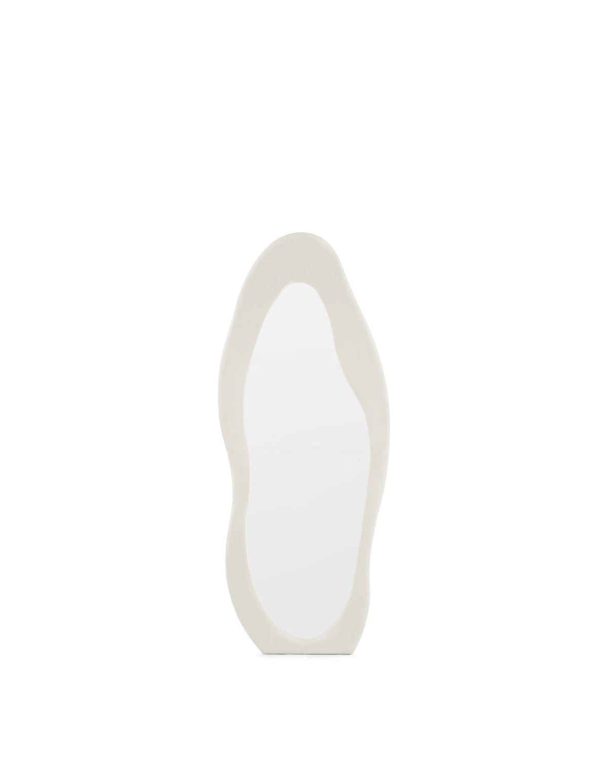 Orga™ floor mirror | ivory velvet - mirrors orga | modern | madorne