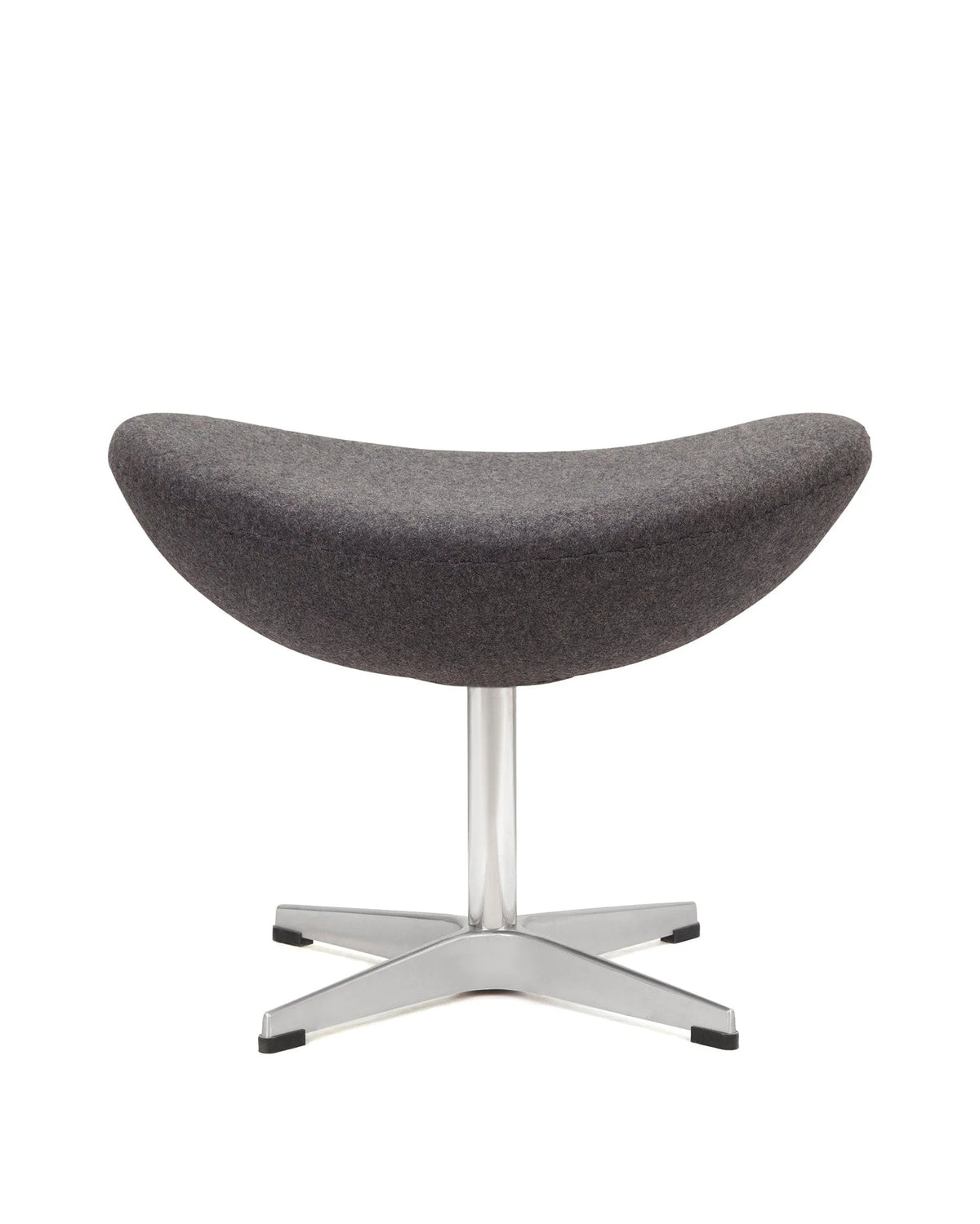 Ovo 58™ ottoman | upholstered footstool - dark gray wool - stools & ottomans egg chair inspired by arne jacobsen