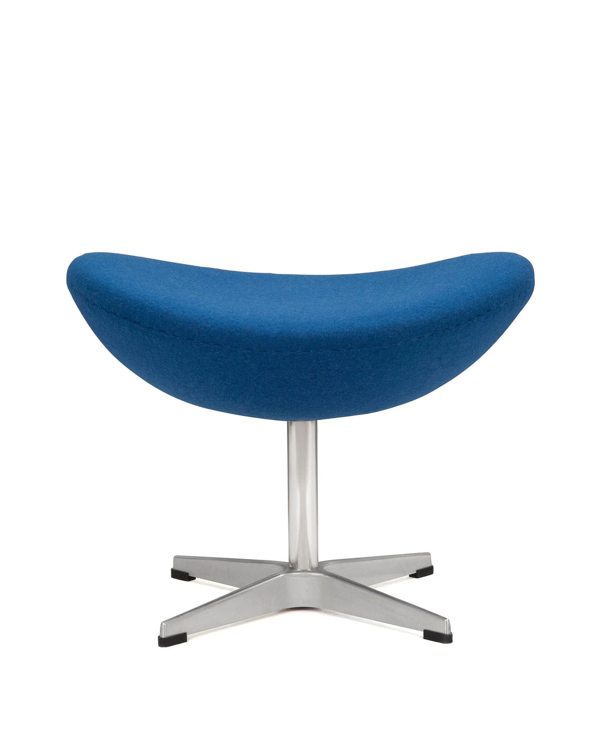 Ovo 58™ ottoman | upholstered footstool - indigo blue wool - stools & ottomans egg chair inspired by arne jacobsen