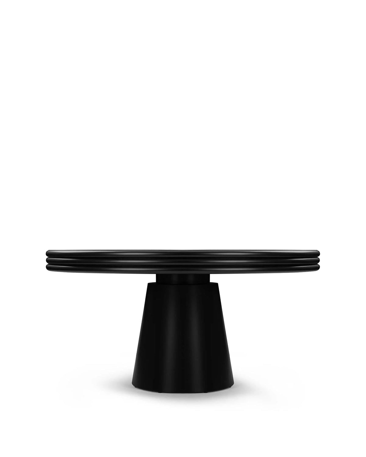 Pasca 59™ round dining table | black lacquer - tables 59 | madorne