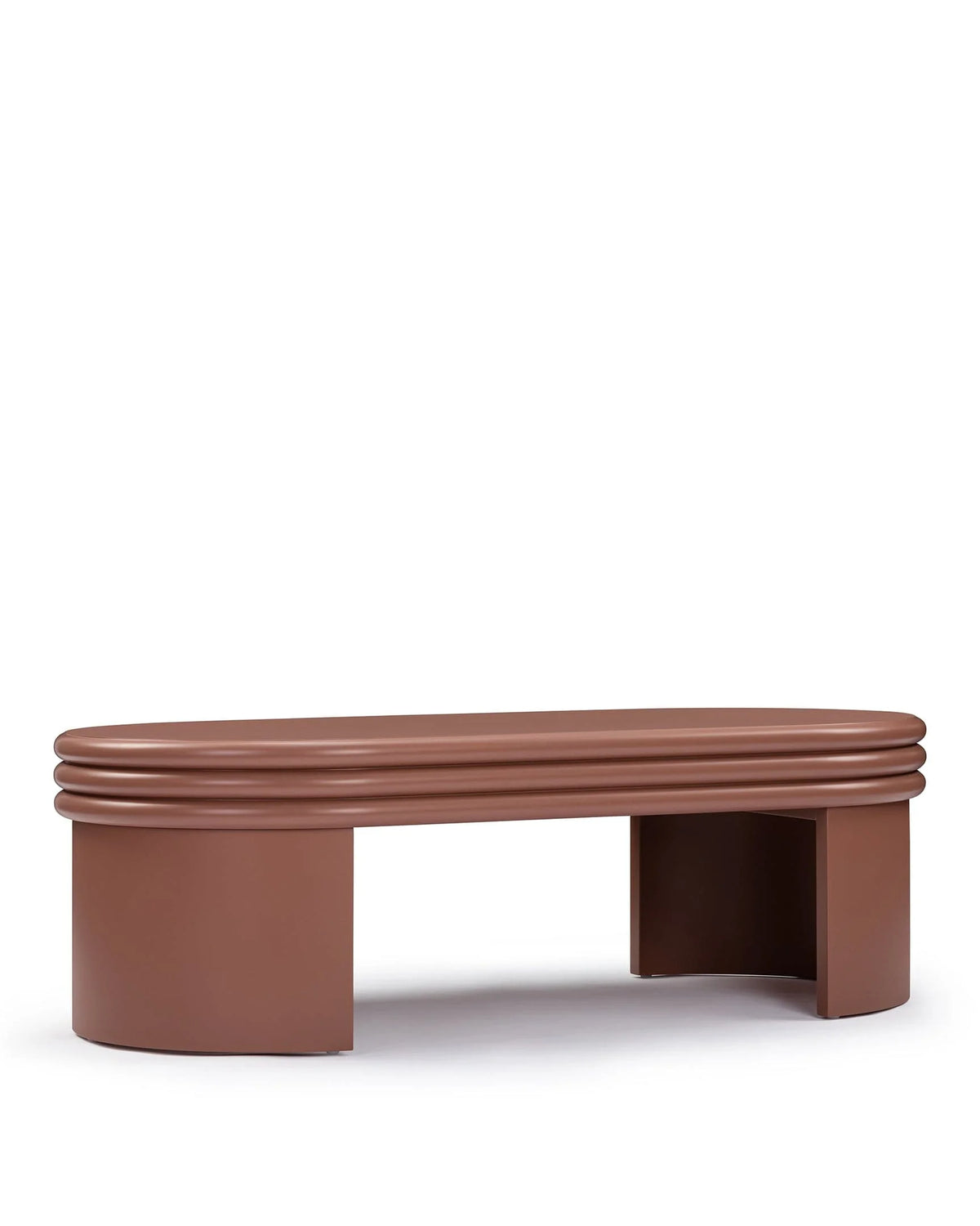 Pasca™ oval coffee table | lacquered form - tables pasca | madorne