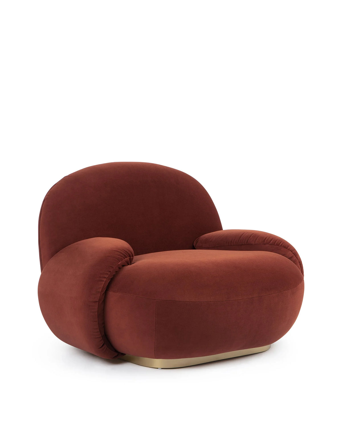 Pasha 75™ lounge armchair | plush velvet - chairs 75 | chair | madorne
