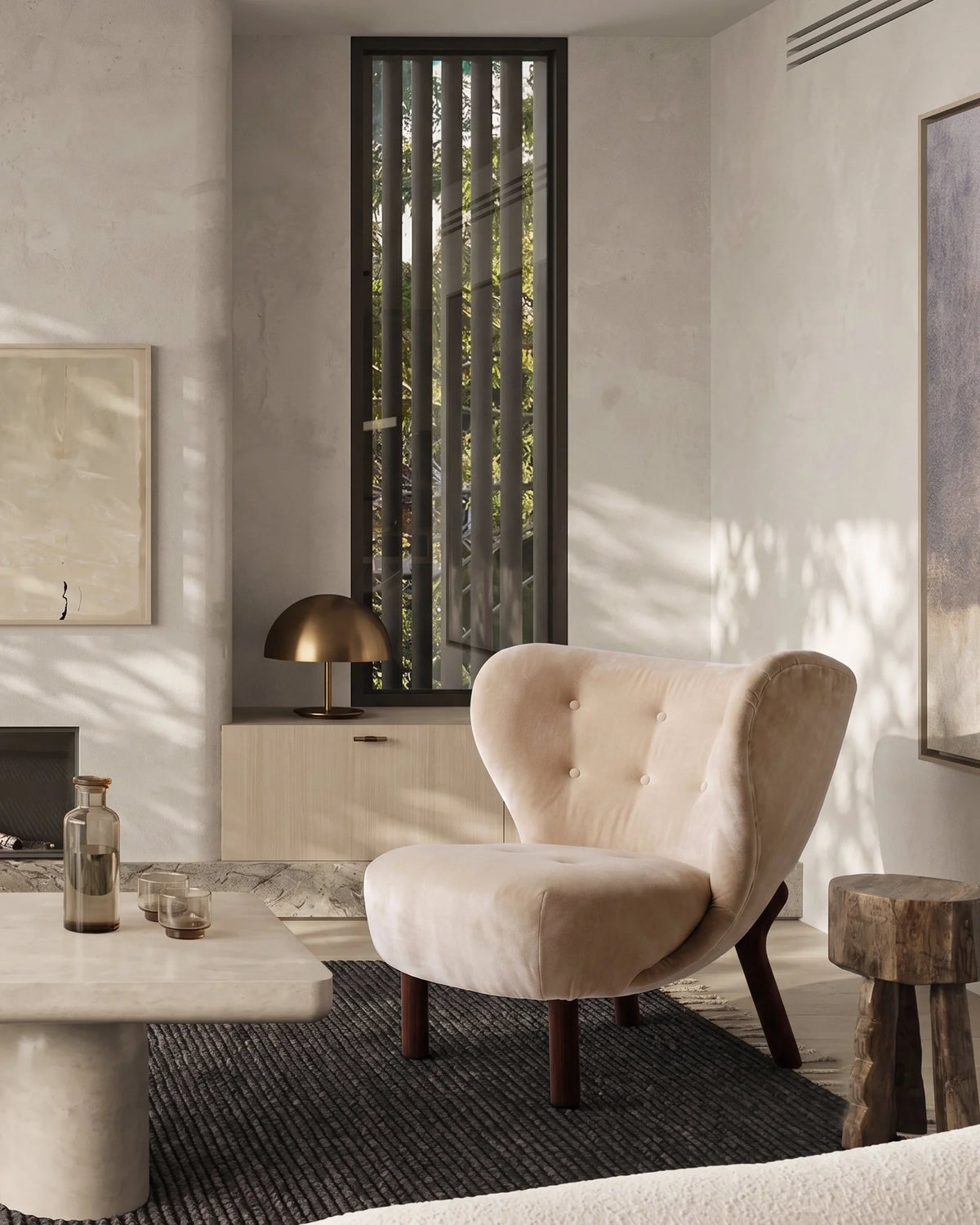 Petral 38™ lounge chair | winged back - chairs 38 | designer | madorne