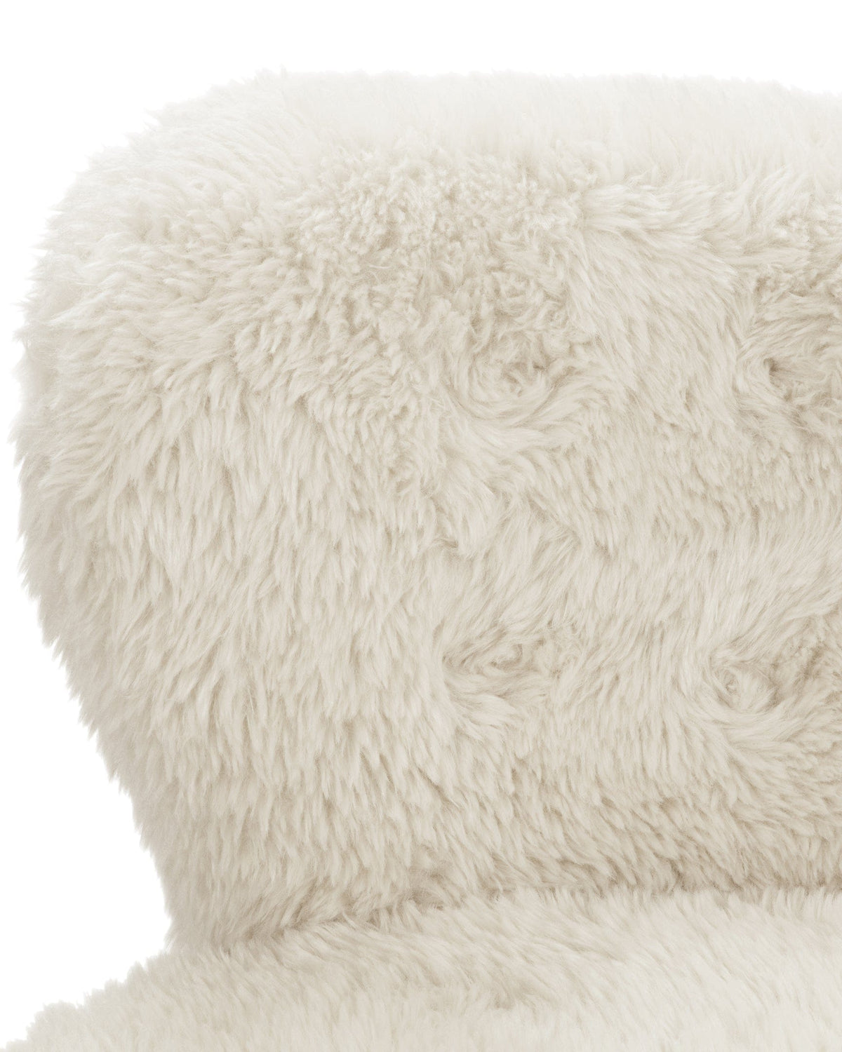Petral 38™ sofa | white long hair sherpa - 3 seaters 38 | modern | contemporary design | madorne