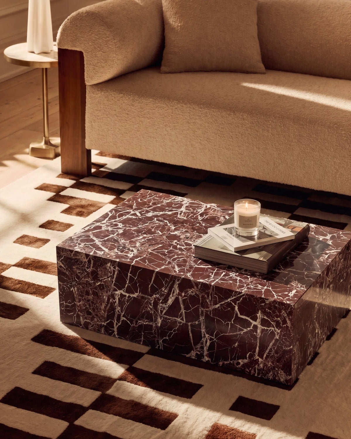 Plyn 01™ coffee table | marble or steel - tables norm architects plinth-inspired | madorne