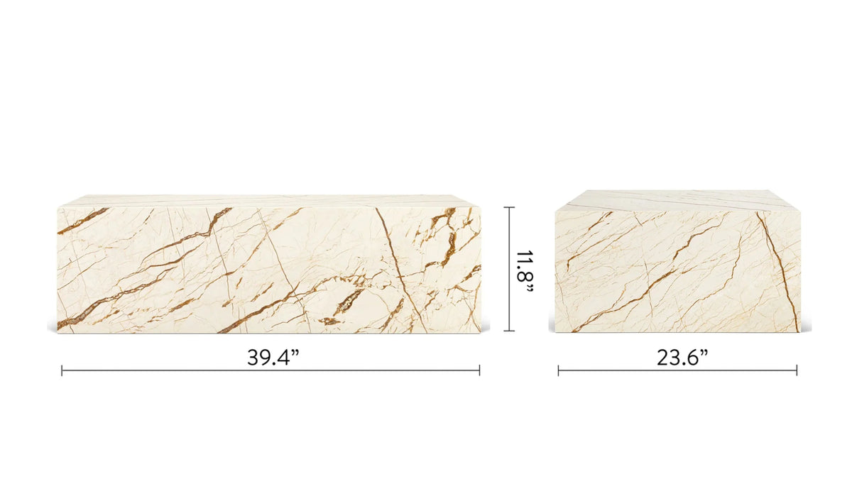 Plyn 01™ coffee table | marble or steel - tables norm architects plinth-inspired | madorne