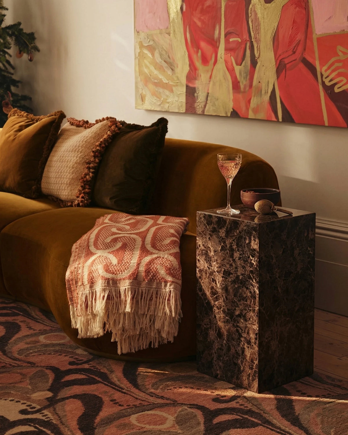 Plyn column™ side table | natural stone - tables column | designer | madorne