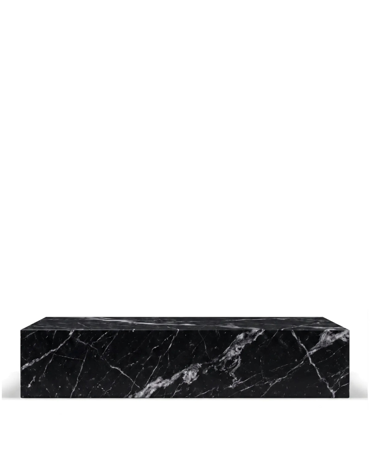 Plyn grande™ coffee table | monumental finish - black nero marquina marble - tables grande | madorne