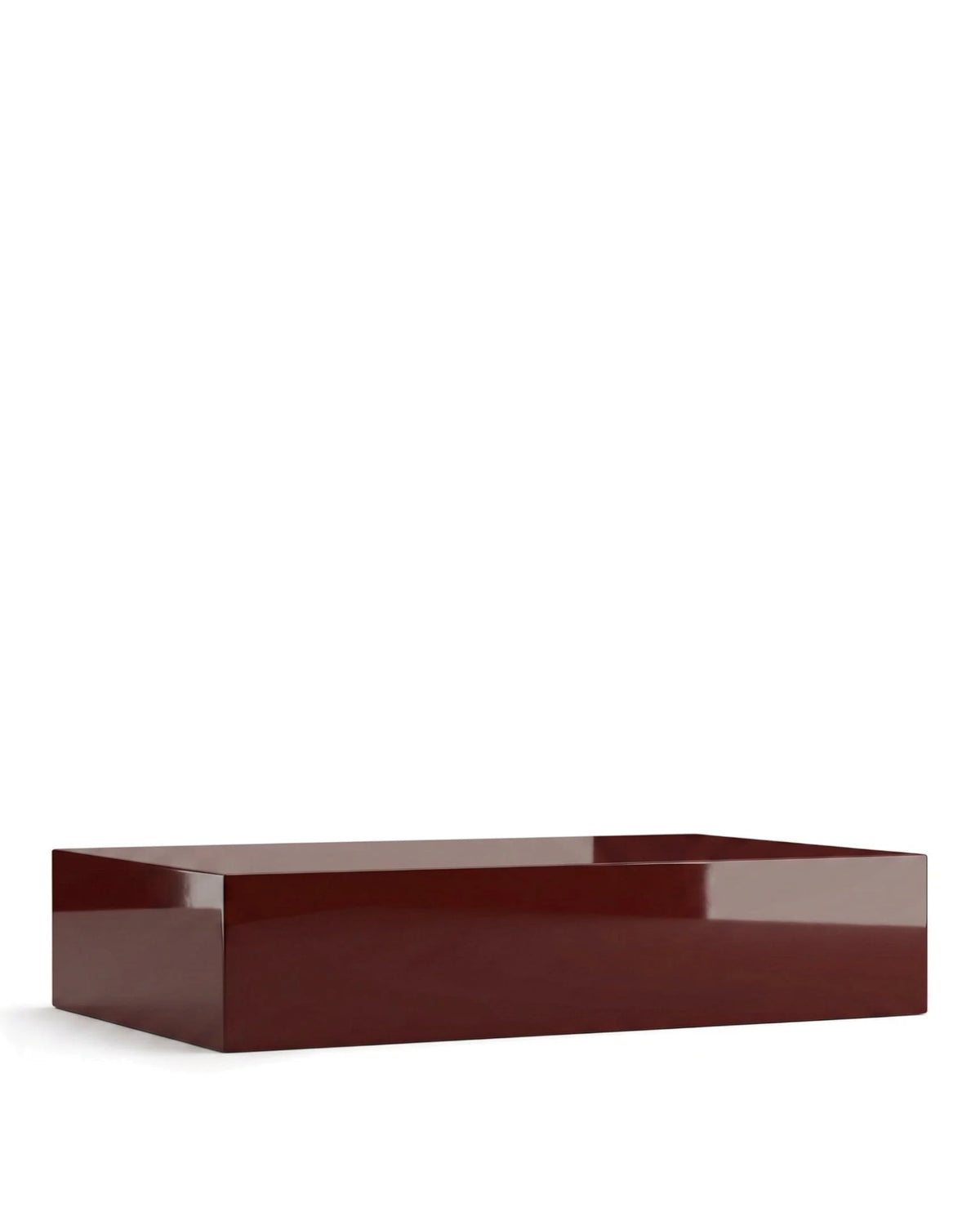 Plyn grande™ coffee table | monumental finish - burgundy gloss - tables grande | madorne