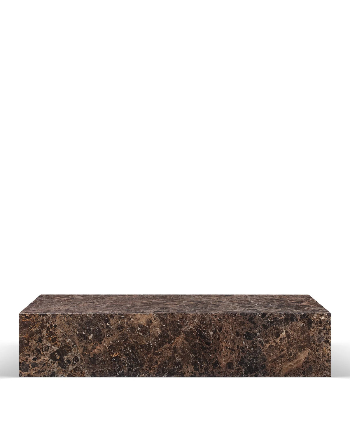 Plyn grande™ coffee table | monumental finish - dark emperador marble - tables grande | madorne