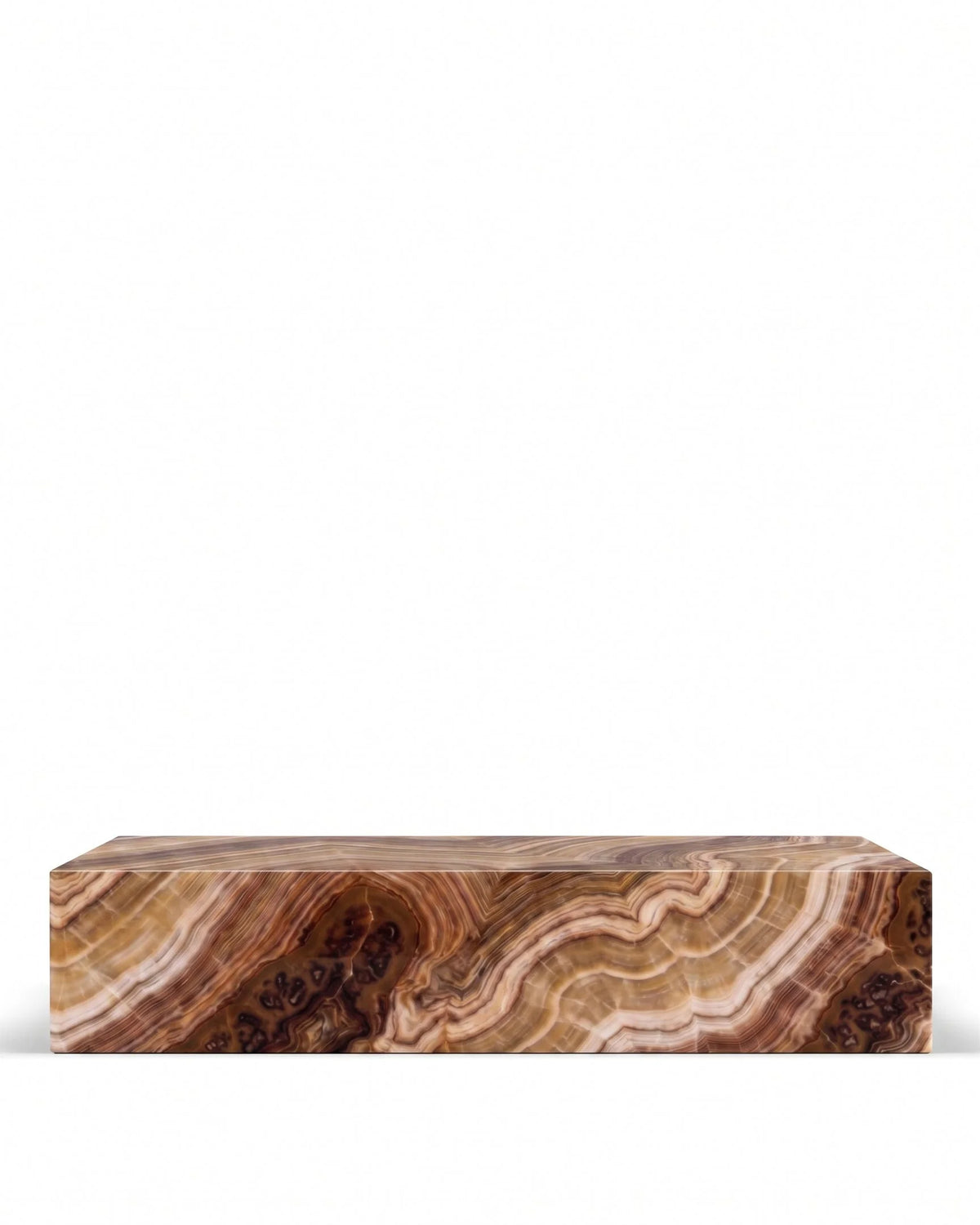 Plyn grande™ coffee table | monumental finish - dragon onyx - tables grande | madorne