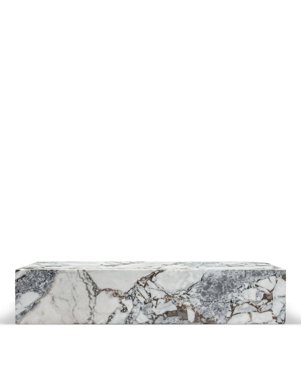 Plyn grande concrete™ coffee table | stone-effect finish - tables concrete | madorne