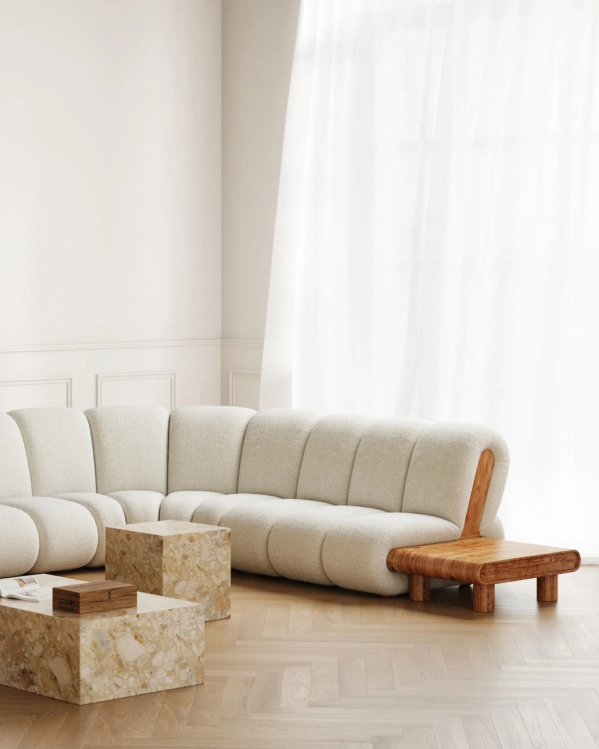 Plyn short™ side table | natural stone - tables short | designer | madorne