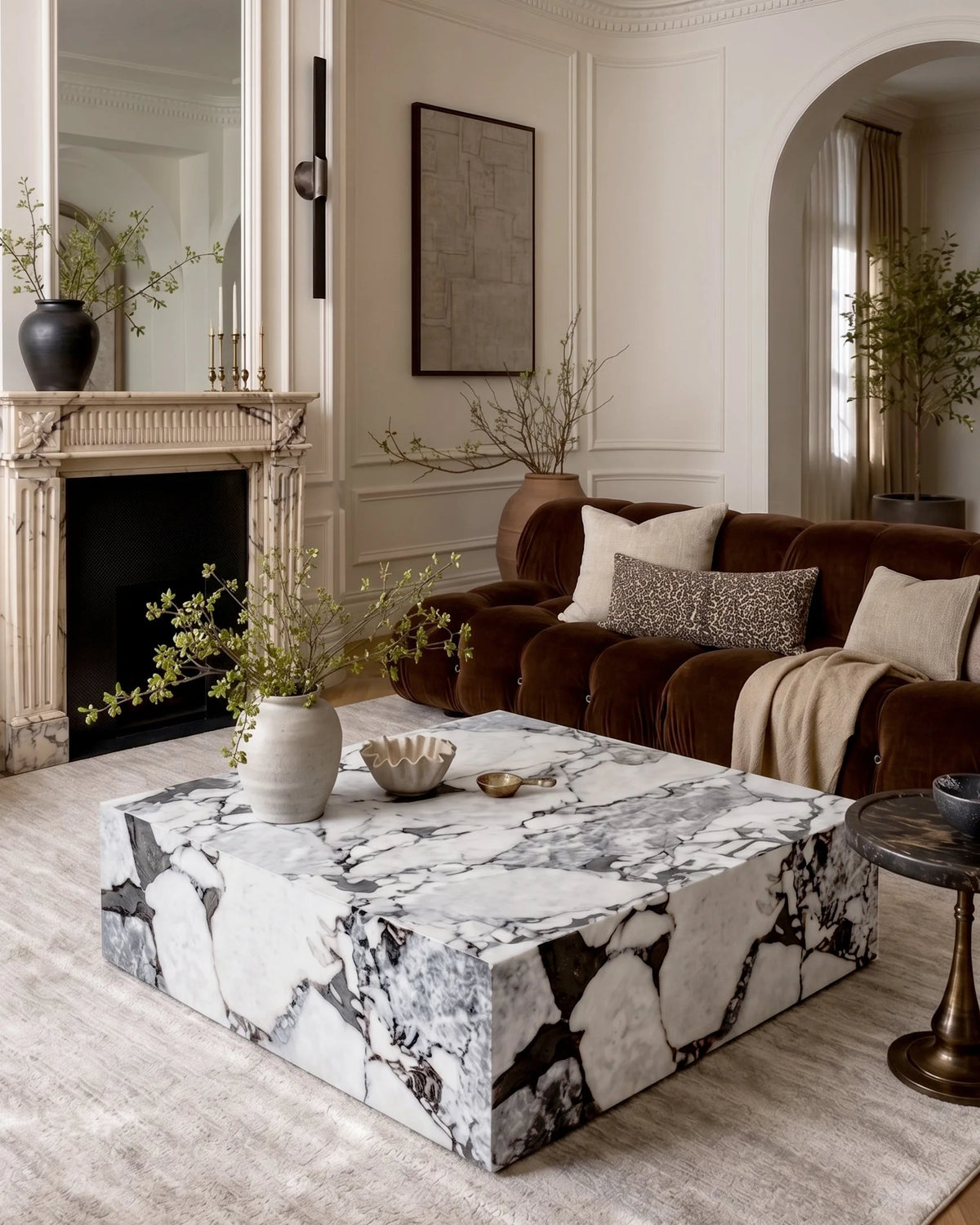 Plyn square™ coffee table | modellato marble - tables square | madorne