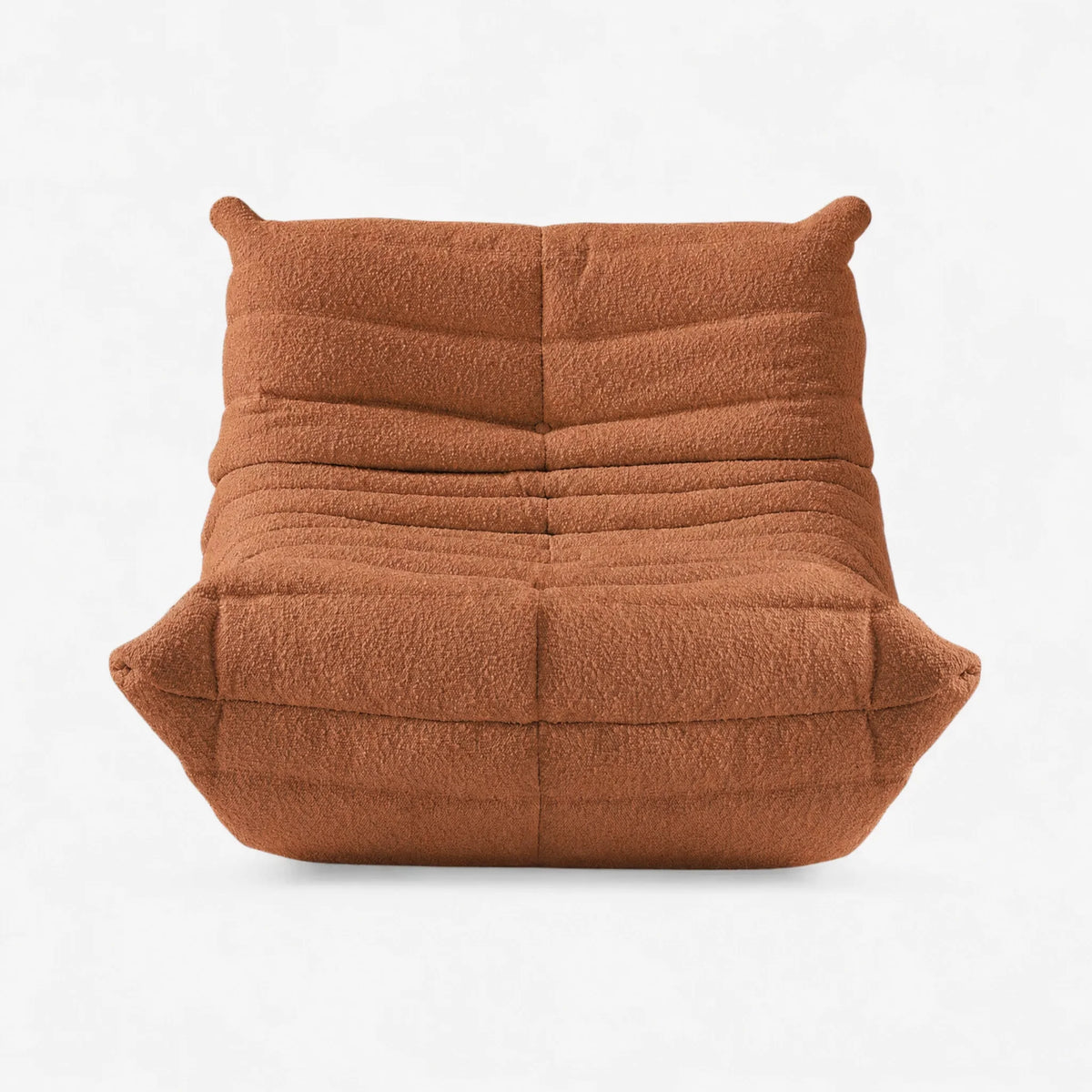 Pogo 73 Fireside Chair in Copper Bouclé