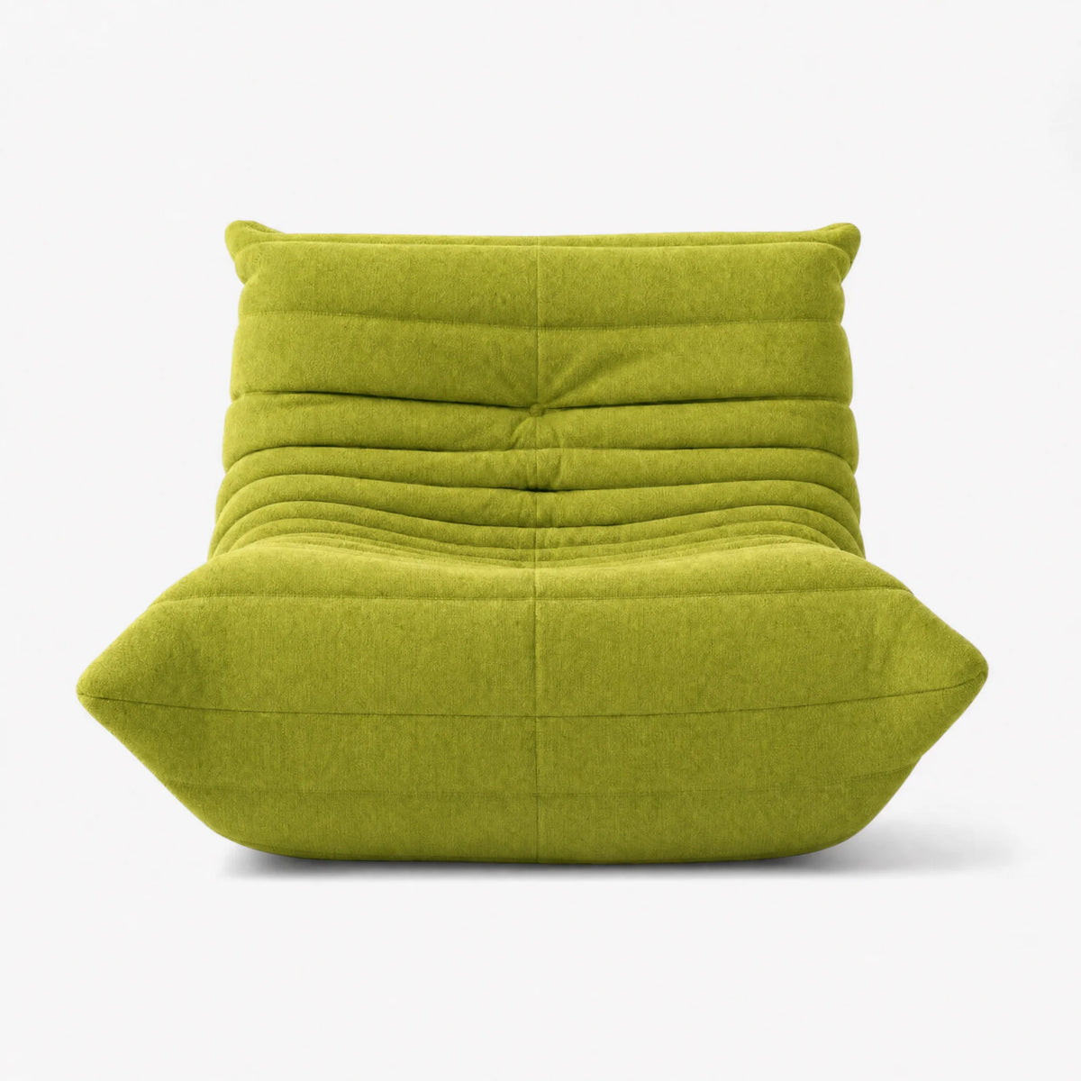 Pogo 73 Fireside Chair in Chartreuse Green Cashmere