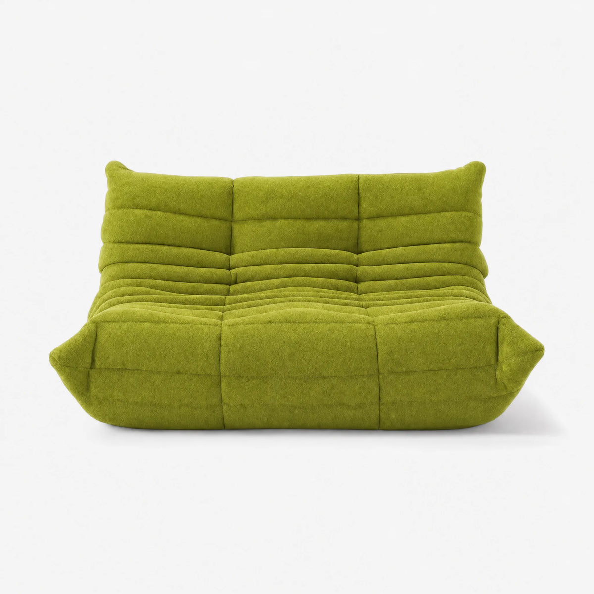 Pogo 73 Loveseat in Chartreuse Green Cashmere