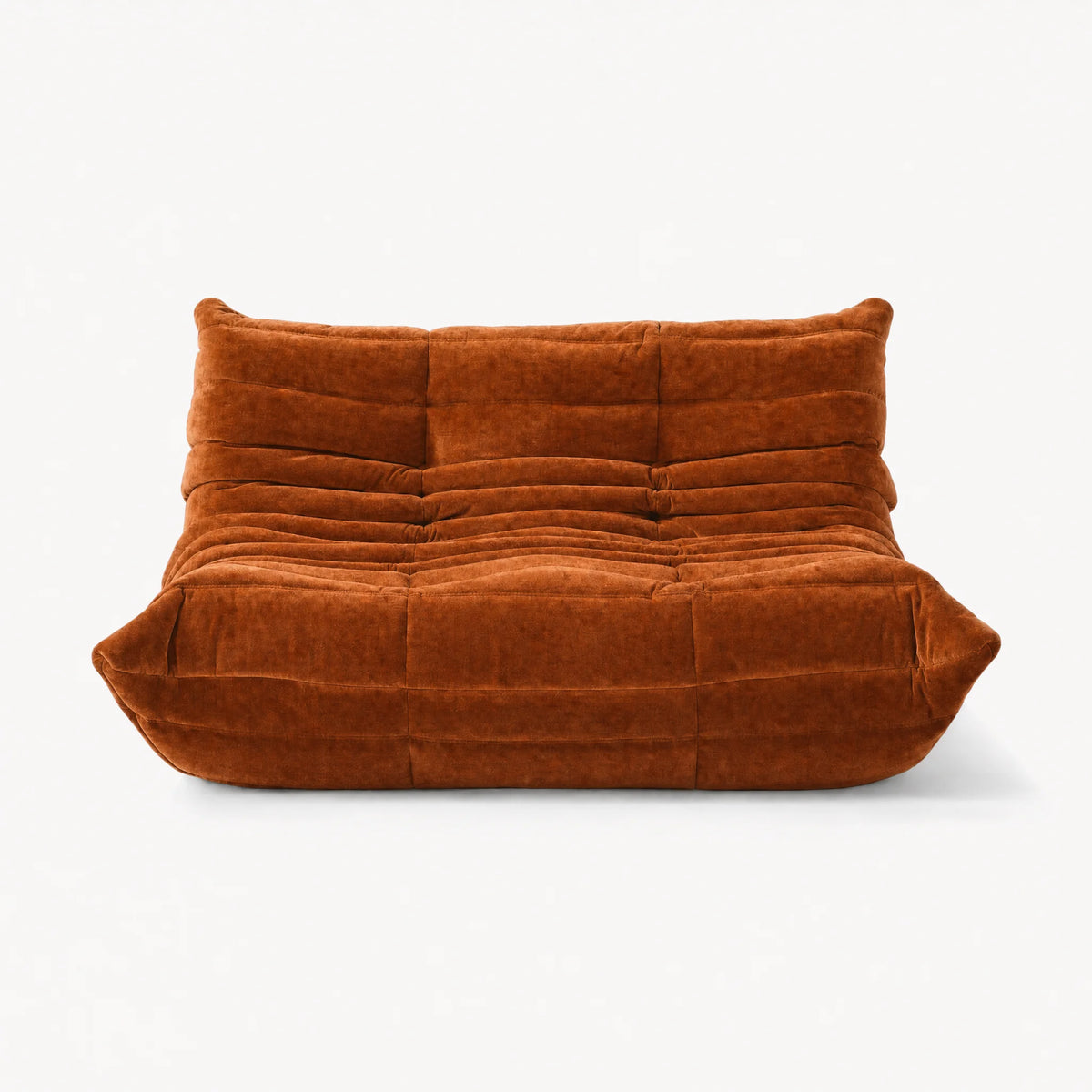 Pogo 73 Loveseat in Copper Chenille Helios