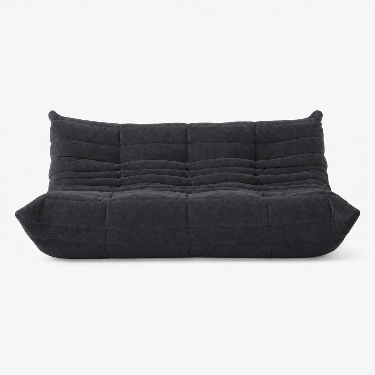 Pogo 73 Sofa in Charcoal Gray Cashmere
