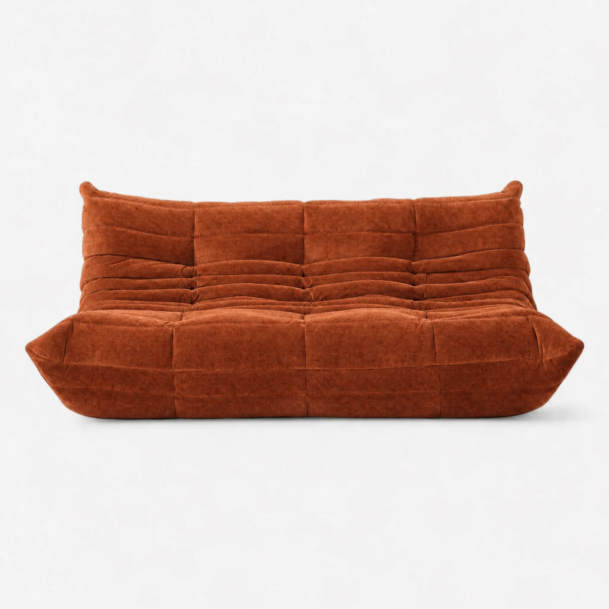 Pogo 73 Sofa in Copper Chenille Helios