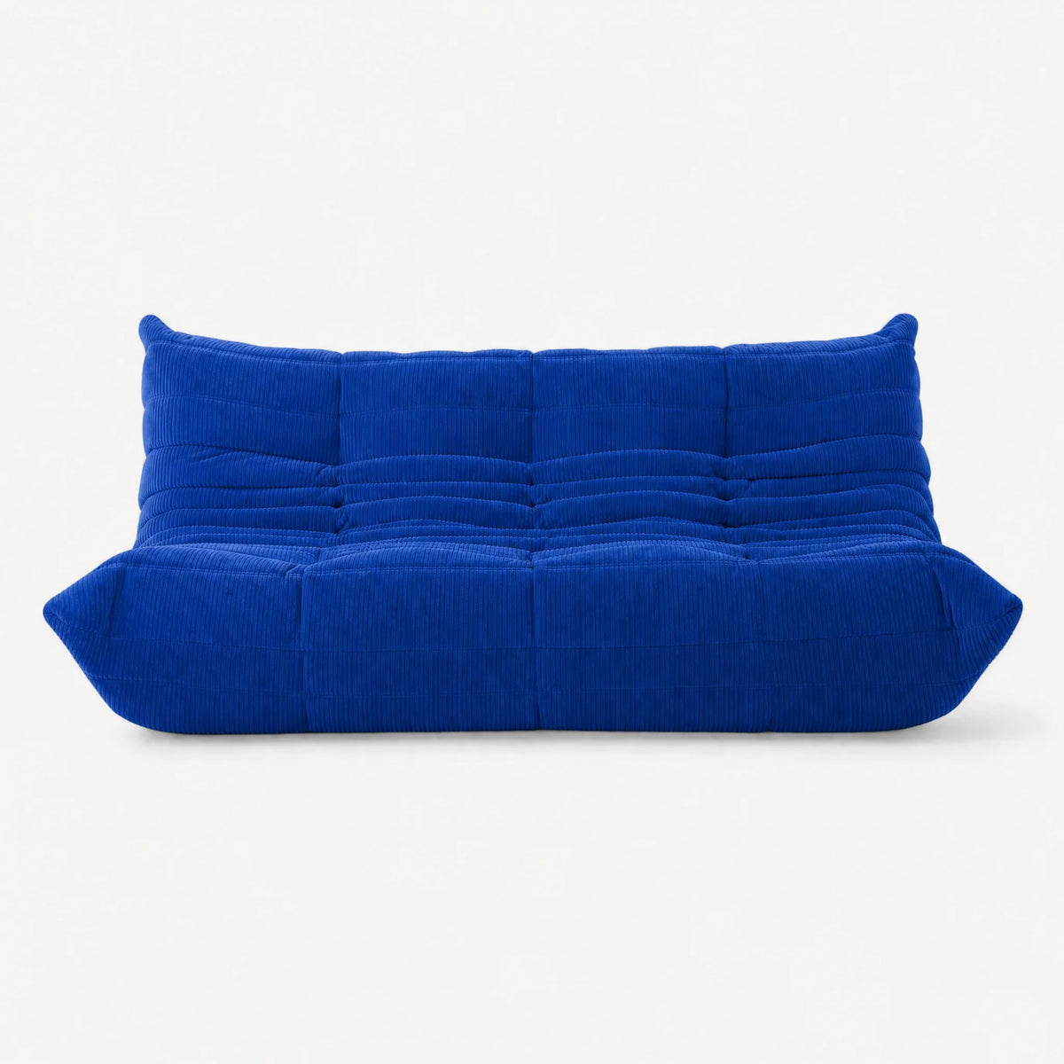 Pogo 73 Sofa in Cobalt Blue Corduroy