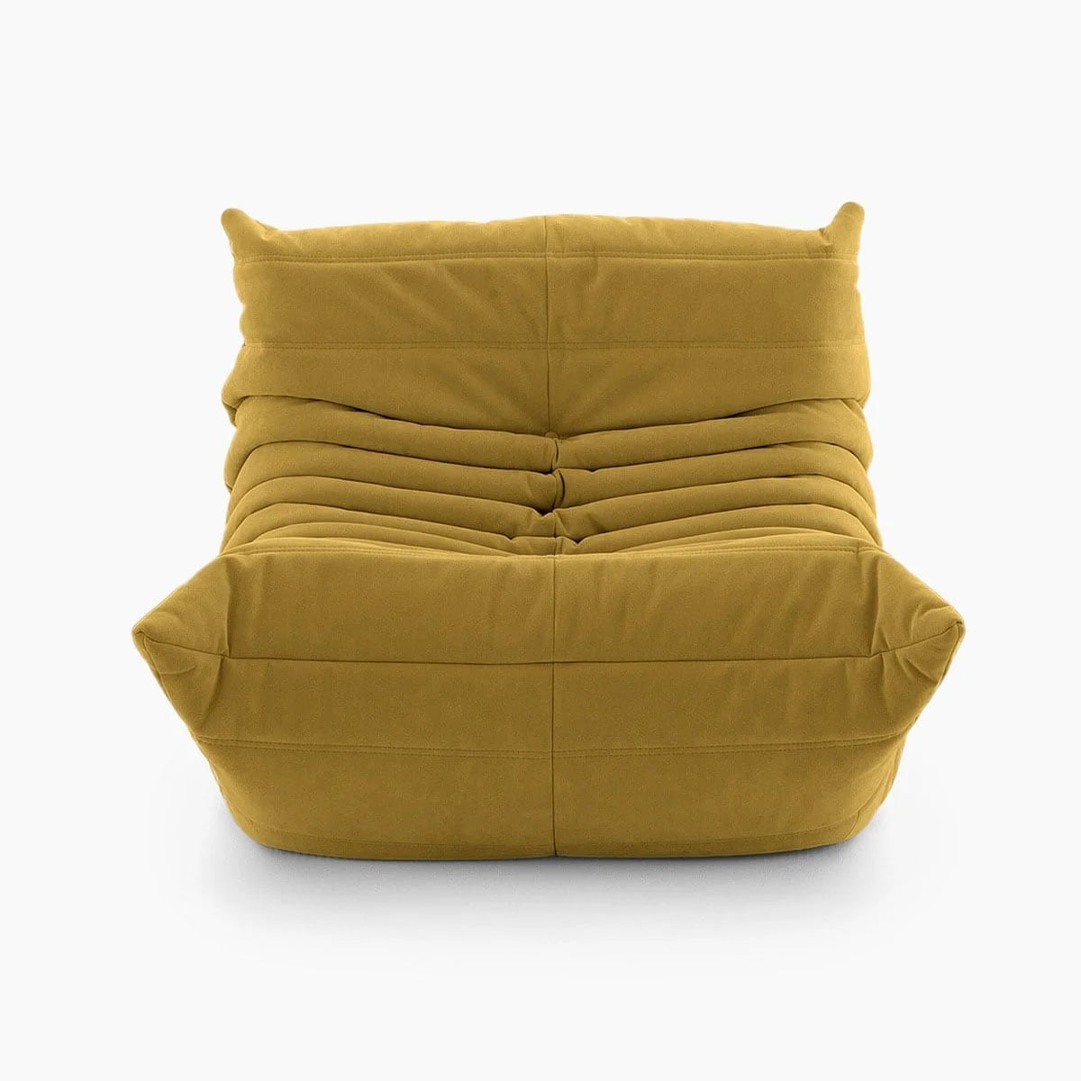 Pogo 73™ Fireside Chair in Curry Alcantara