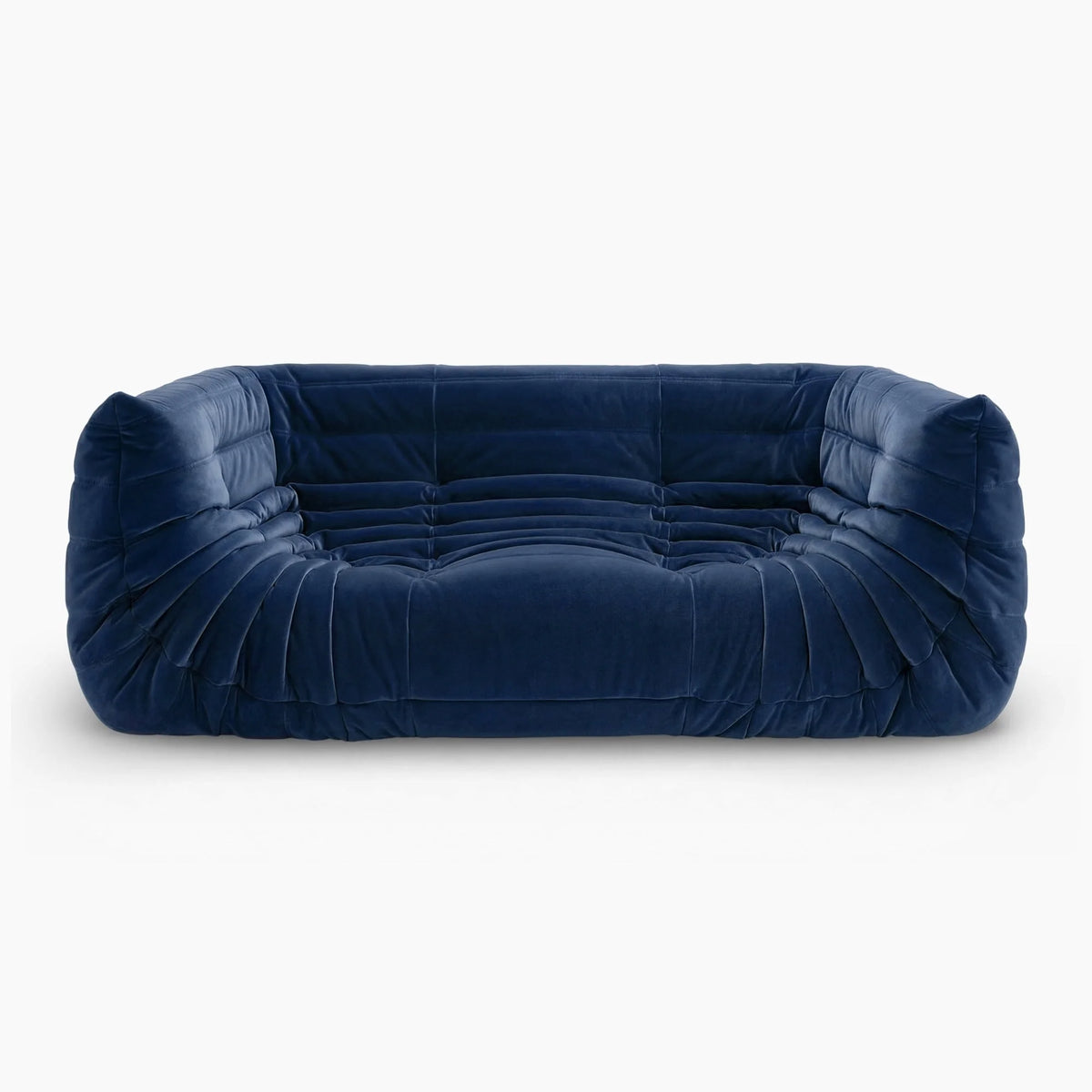 Pogo 73™ Fireside Sofa in Blue Velvet
