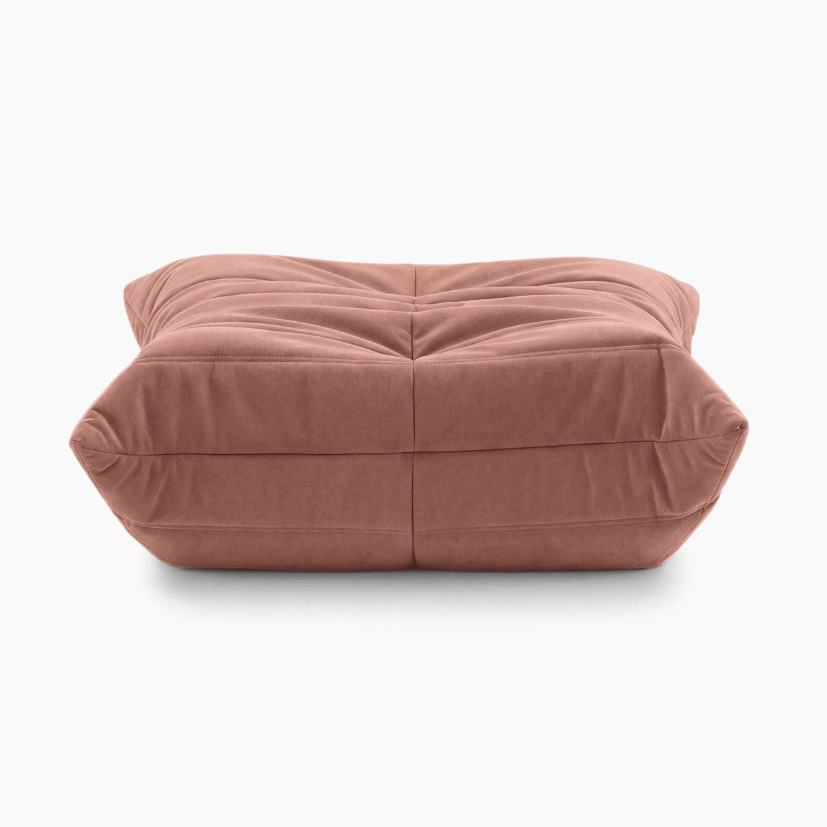 Pogo 73™ Ottoman in Dusty Rose Alcantara