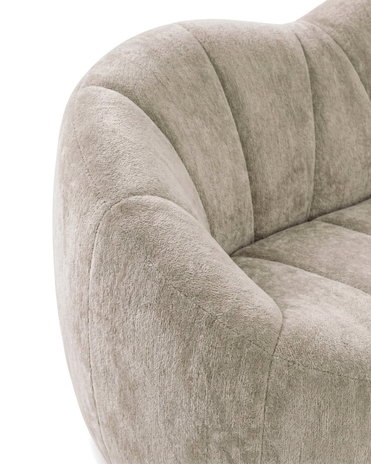 Pumpa 71™ three-seater sofa | beige gray chenille - 3 seaters 71 | madorne