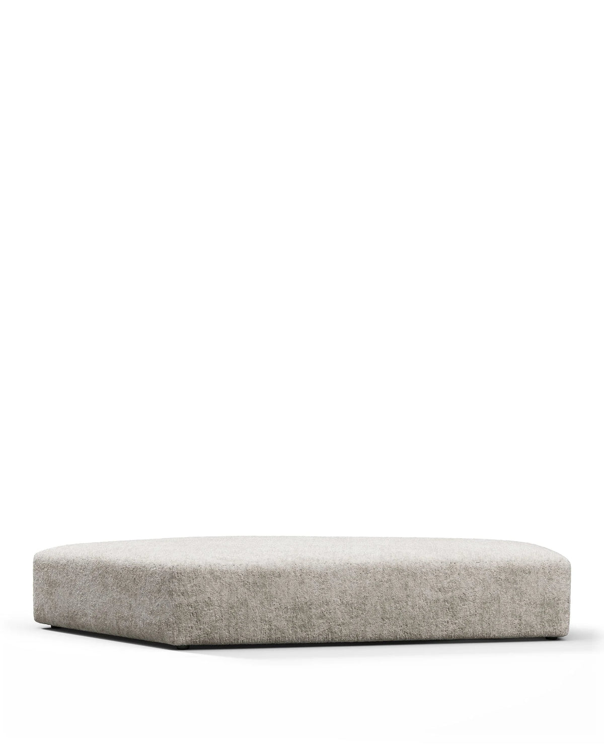 Ridge 04™ seat module 1 | free-form sectional - dove textured chenille - modules 04 | designer modular sofa element