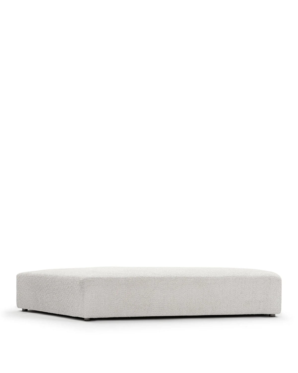 Ridge 04™ seat module 1 | free-form sectional - light gray weave - modules 04 | designer modular sofa element | madorne