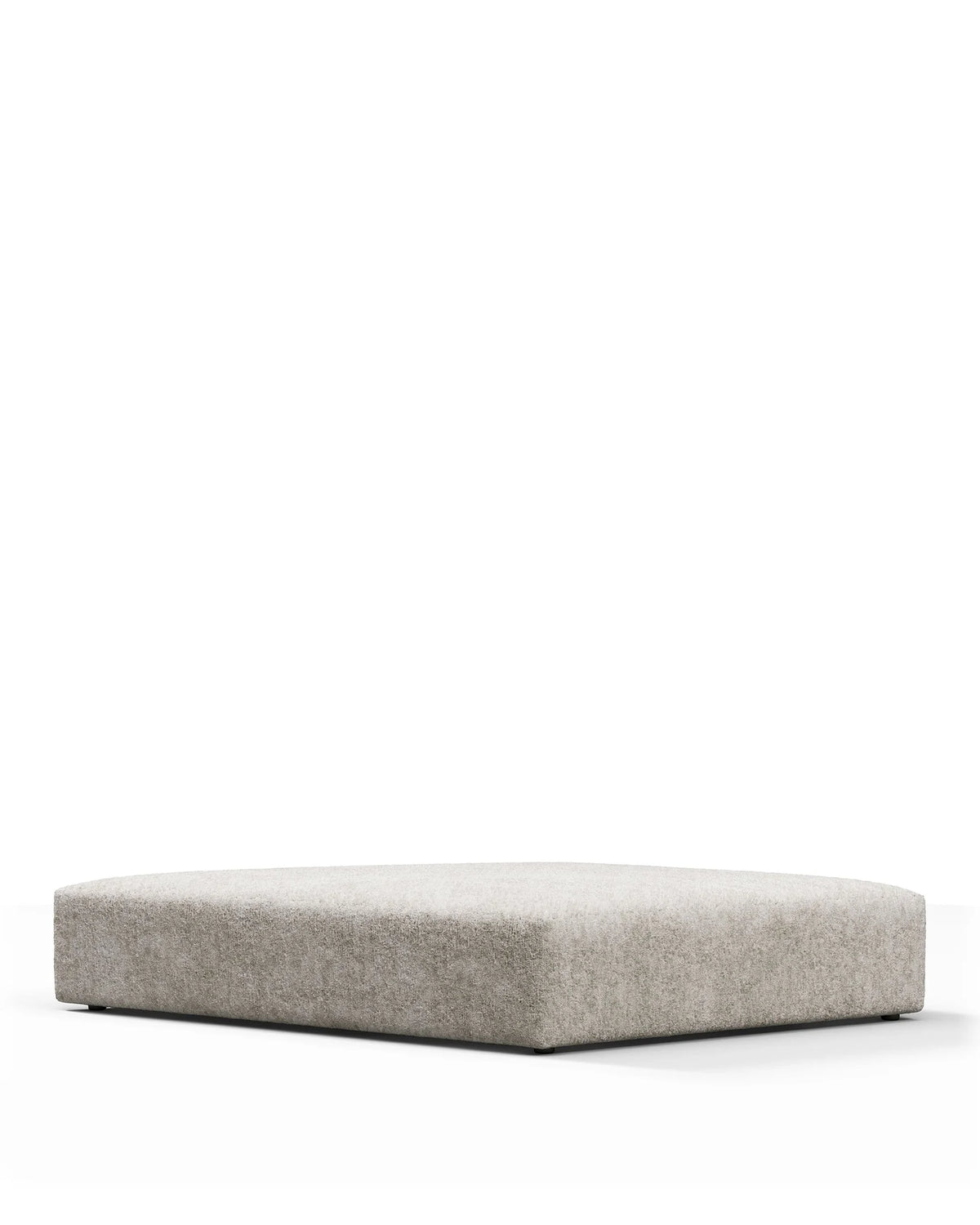 Ridge 04™ seat module 2 | free-form sectional - dove textured chenille - modules 04 | designer modular sofa element