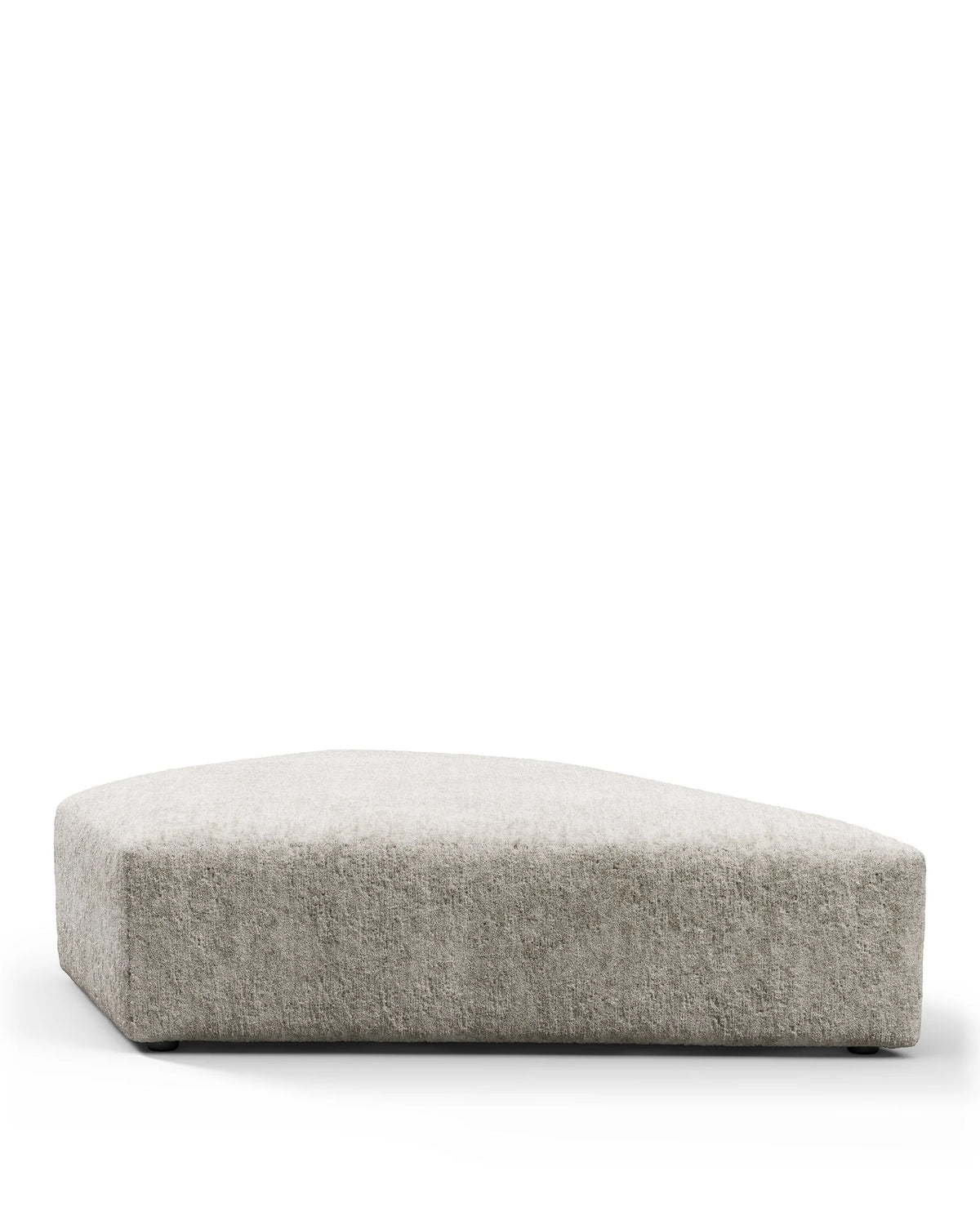 Ridge 04™ seat module 4 | free-form sectional - dove textured chenille - modules 04 | designer modular sofa element