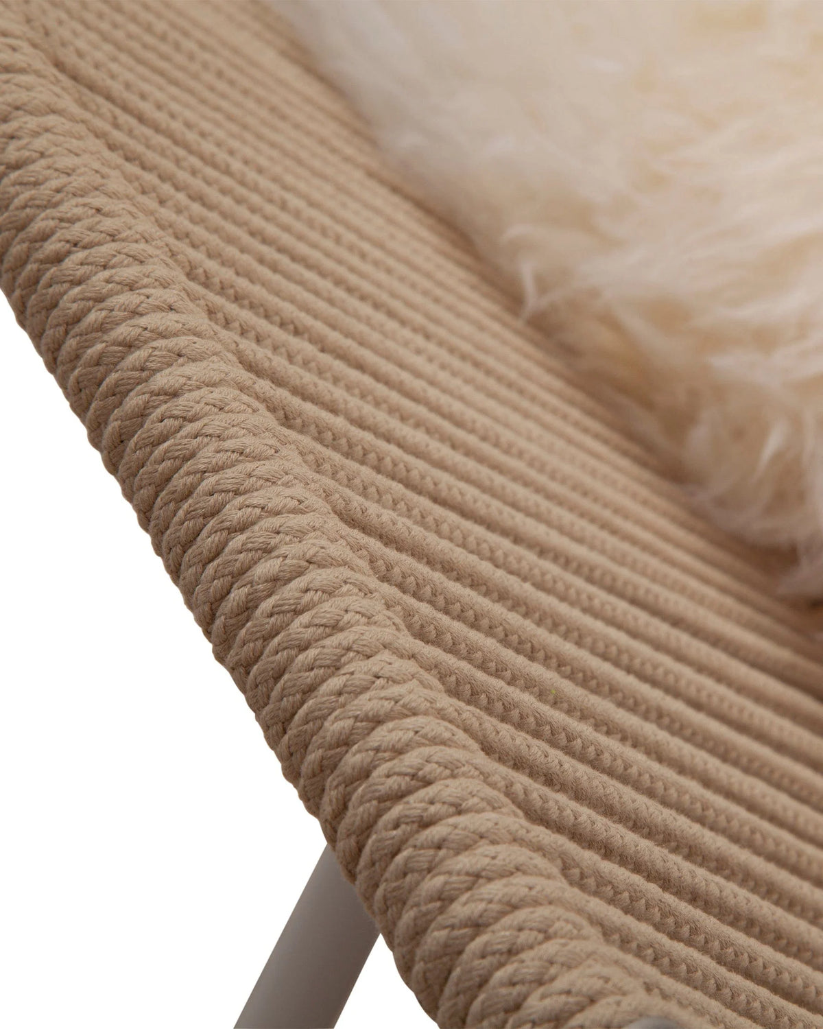 Rigging 50™ lounge chair | leather and sheepskin - midnight black premium / chairs 50 | madorne