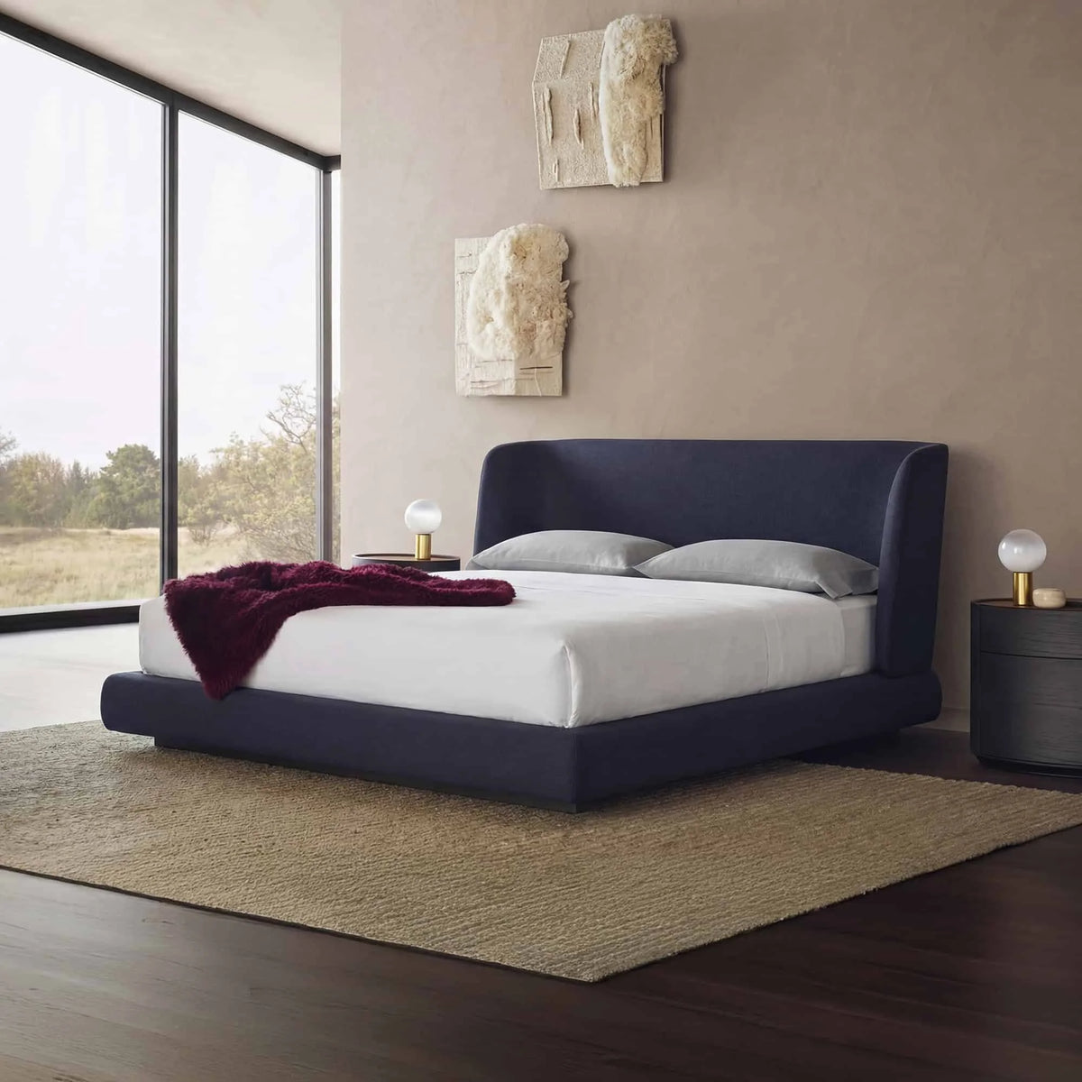 Riva 16 Upholstered Bed Frame – detail view 2