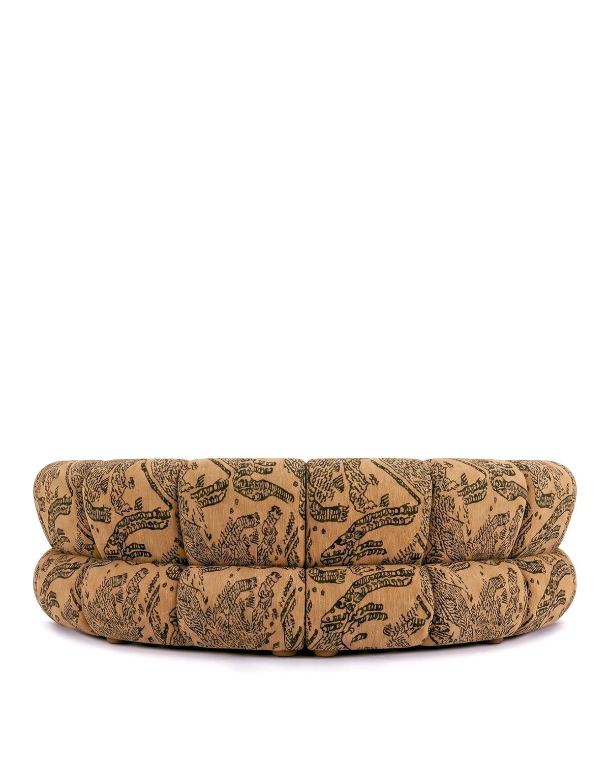 Rivage™ crescent sectional | curved upholstery - sectionals rivage | sofa | madorne
